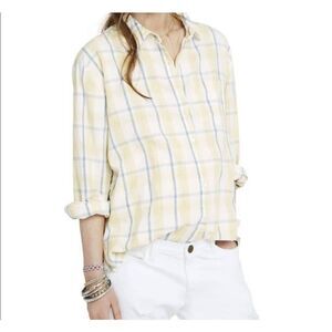 HATCH Maternity THE BOYFRIEND button down  SHIRT in Sunflower sz 0 (XS)
